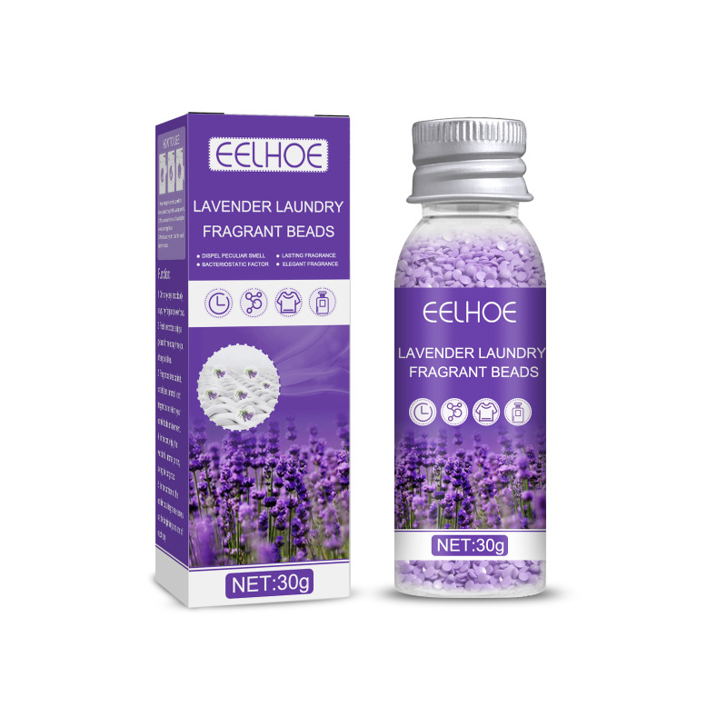 main EELHOE Lavender Laundry Perfume Beads, Laundry Decontamination Protective Clothing Soft Lasting Fragrance Beads
