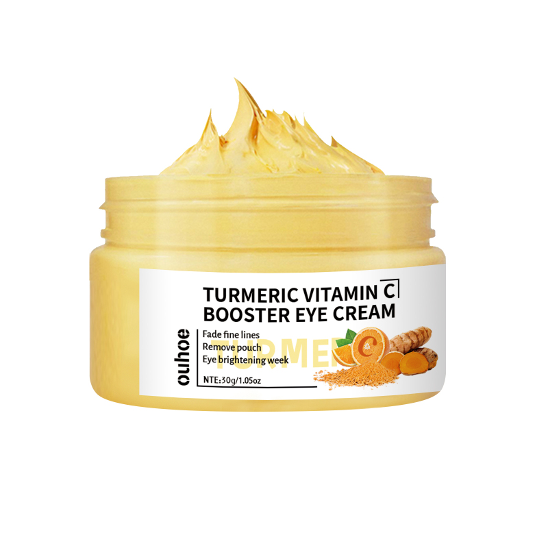 main OUHOE Turmeric Vitamin C Repair Eye Cream, Reduces Bags, Dark Circles And Improves Fine Lines Under Eyes Moisturizing Eye Cream