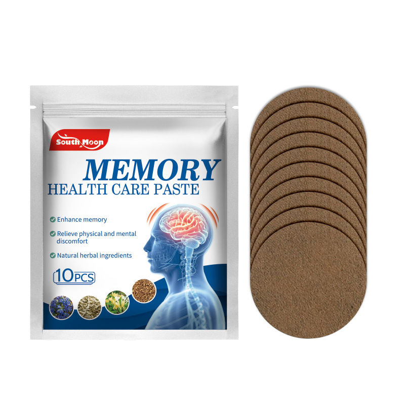 main South Moon Memory Care Patch, Ease Memory Poor Sub-Healthy People Forgetfulness Acupoint Care Patch