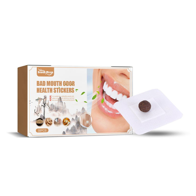 main South Moon Bad Mouth Odor Health Stickers, Clean Mouth Navel Patch Clean Bad Breath Fresh Breath Care Patch