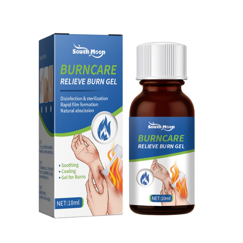 South Moon Burncare Relieve Burn Gel, Waterproof Anti-Bacterial Gel Burning Skin Repair Dressing Clear Band-Aid