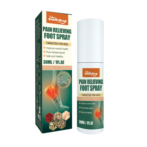 main South Moon Heel Care Spray, Daily Gentle Body Repair Heel Massage Spray