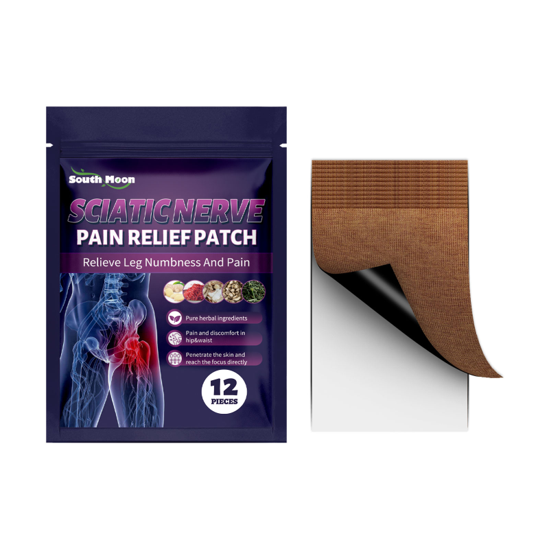 main South Moon Body Acupoint Patch, To Relieve Pain Buttock Ischium Lumbar Disc Stick Shoulder Knee Care Patch