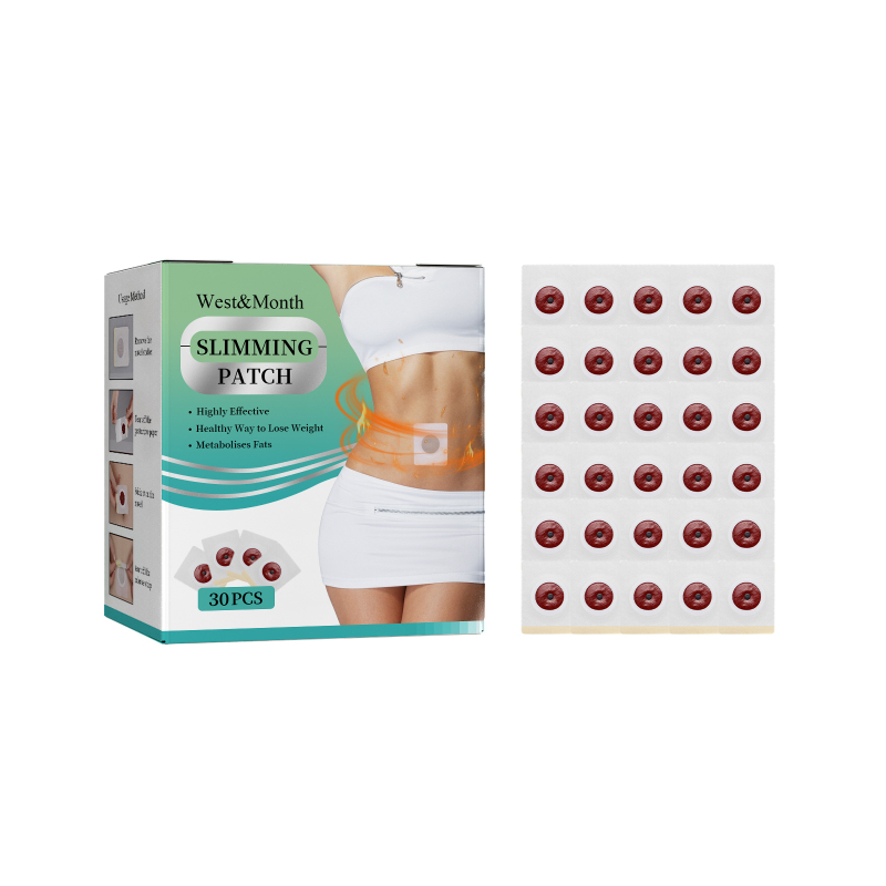 main West&Month Herbal Slimming Belly Button Patch, Body Worship Meat Belly With Magnetic Lazy Shape Patch