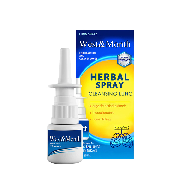 main West&Month Organic Herbal Nasal Spray, To Relieve Nasal Congestion, Itchy, Runny Nose And Sneezing Herbal Treatment Spray