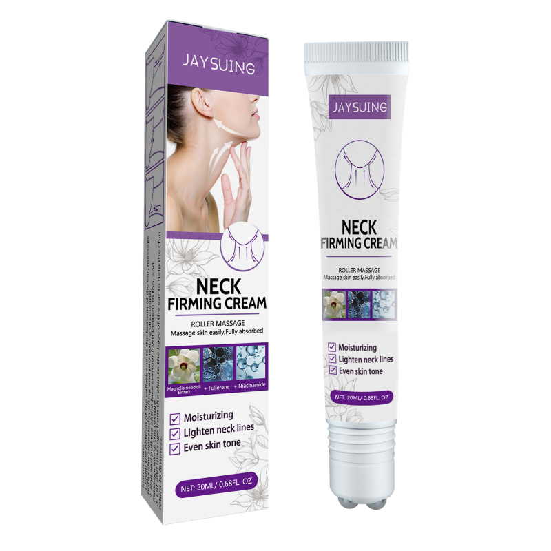 main Jaysuing Roller Neck Cream, Reduces Neck Lines And Lifts Brightening Skin Neck Firming Cream