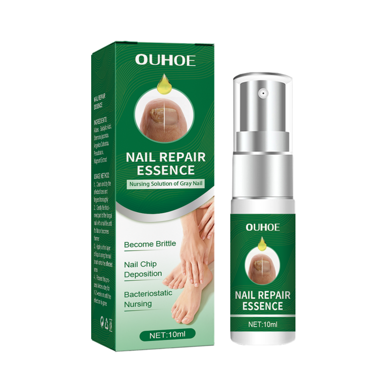 main OUHOE Toenail Repair Essence, Gray Nails Soft Nail Yellow Thickening And Ingrown Nail Brightening Nail Repair Solution