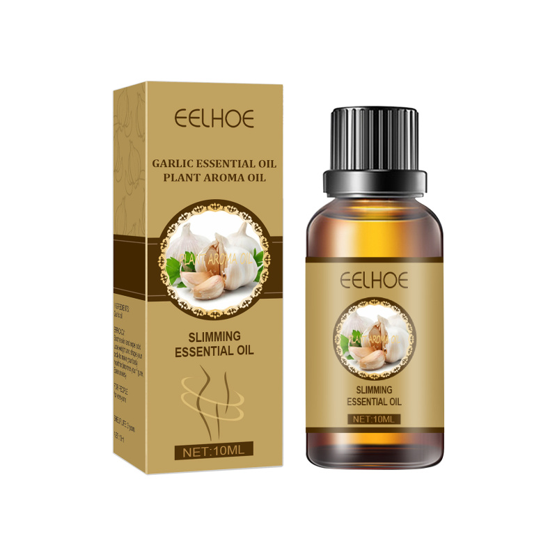 main EELHOE Garlic Slimming Essential Oil, Massage Slimming Herbal Compound Essential Oil
