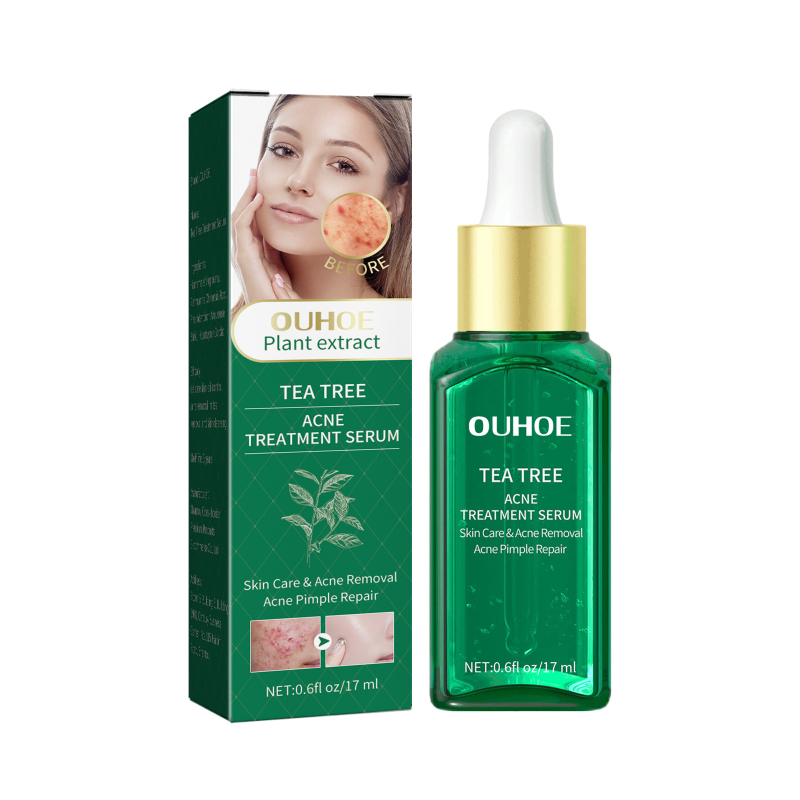 main OUHOE Tea tree Oil Facial essence hydrates, cares for and nourishes facial skin, and is a moisturizing and water-locking skin care essence