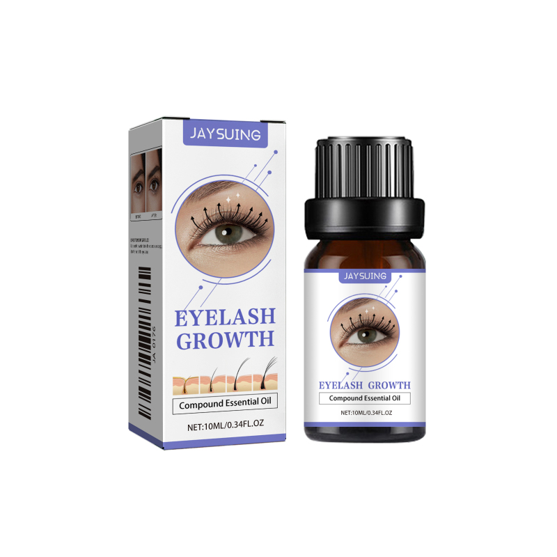 Jaysuing Eyelash Essential Oil Seamless Long Mascara Naturally Moisturizes Black Curling Eyelashes And Eyebrows