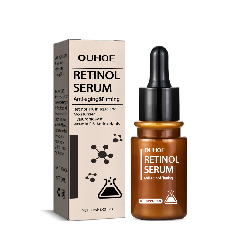 OUHOE Retinol Care Essence Liquid - Nourishes The Skin Of The Face, Providing A Refreshing, Moisturizing And Non-Greasy Essence Solution.