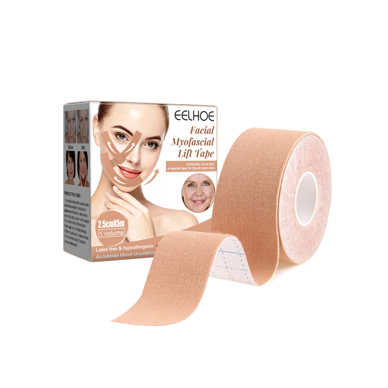 main EELHOE Myofascial Face Tightening Band, Face Anti-Sagging Lift Chin V-Shaped Face Breathable Face Lifting Tape