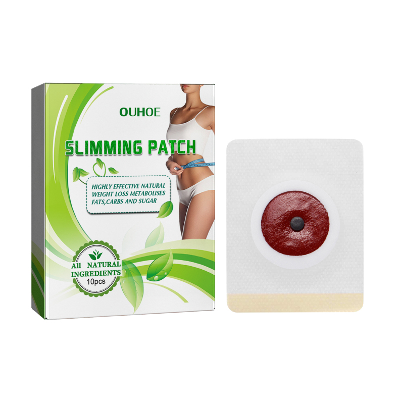 main OUHOE Herbal Slimming Belly Button Patch, Body Toning Thigh Firming Body Beauty With Magnetic Belly Button Patch