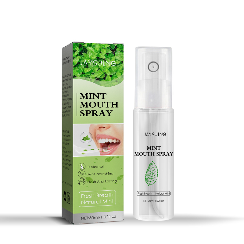 main Jaysuing Breath Fresher, Retain Fragrance Remove Odor Portable Minty Breath Freshening Spray