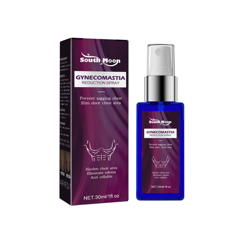 main South Moon Men's Chest Care Spray Massage Chest Muscle Shaping Body Care Spray
