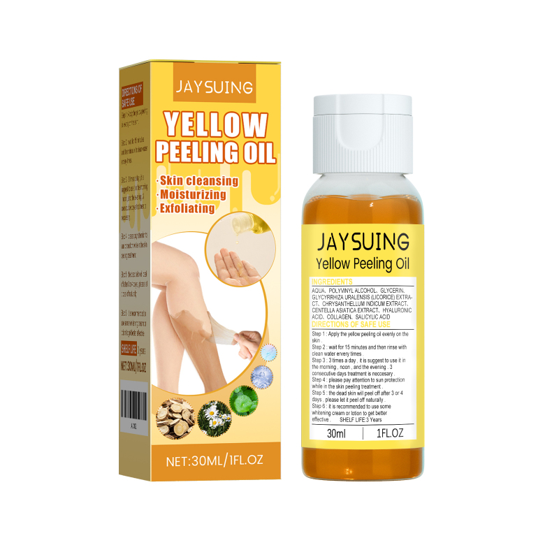 Jaysuing Exfoliating Yellow Skin Oil, Beauty Moisturizes Body Skin White And Brightens Skin Oil