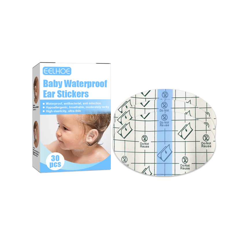 main EELHOE Baby Waterproof Ear Pads, Baby Swim Bath Shampoo Ear Protection Against Water Ear Care Pads