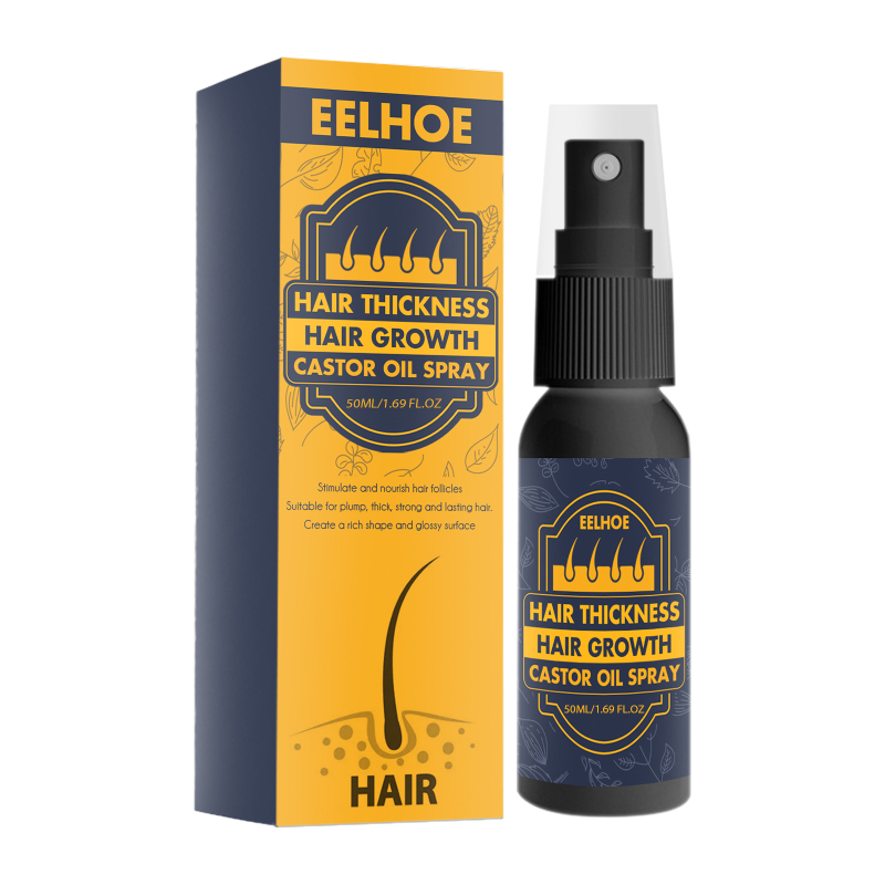 main EELHOE Dense Castor Oil Nutrient Solution, Hair Prevention, Moisturizing Hair Follicles Massage Repair Hair Hair