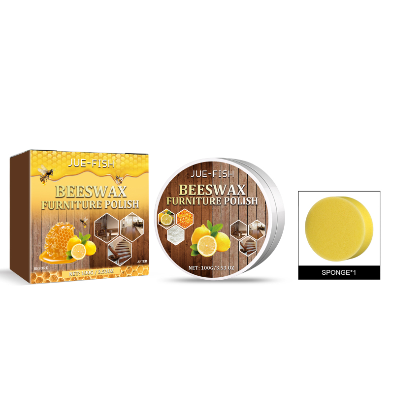 main Jue-Fish Furniture Polishing Wax, Solid Wood Floor Incremental Decontamination Maintenance Care Mahogany Furniture Polishing Wax