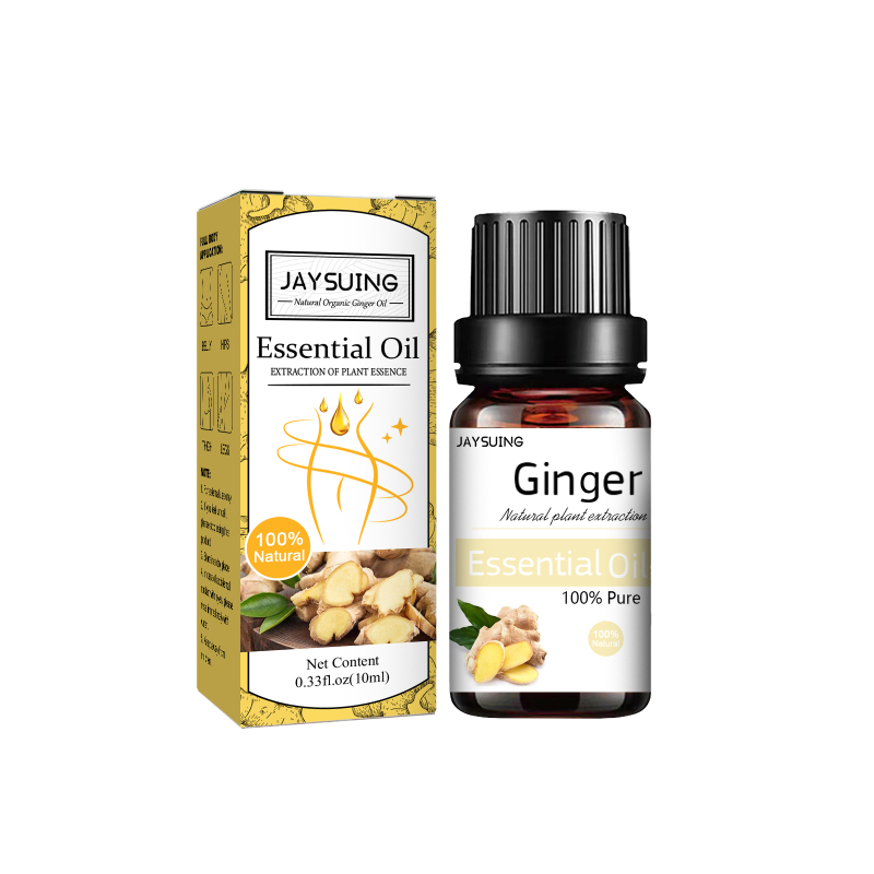 main Jaysuing Organic Ginger Oil, Massage Firming Toning And Relieving Muscle Tension Body Beauty Essential Oil