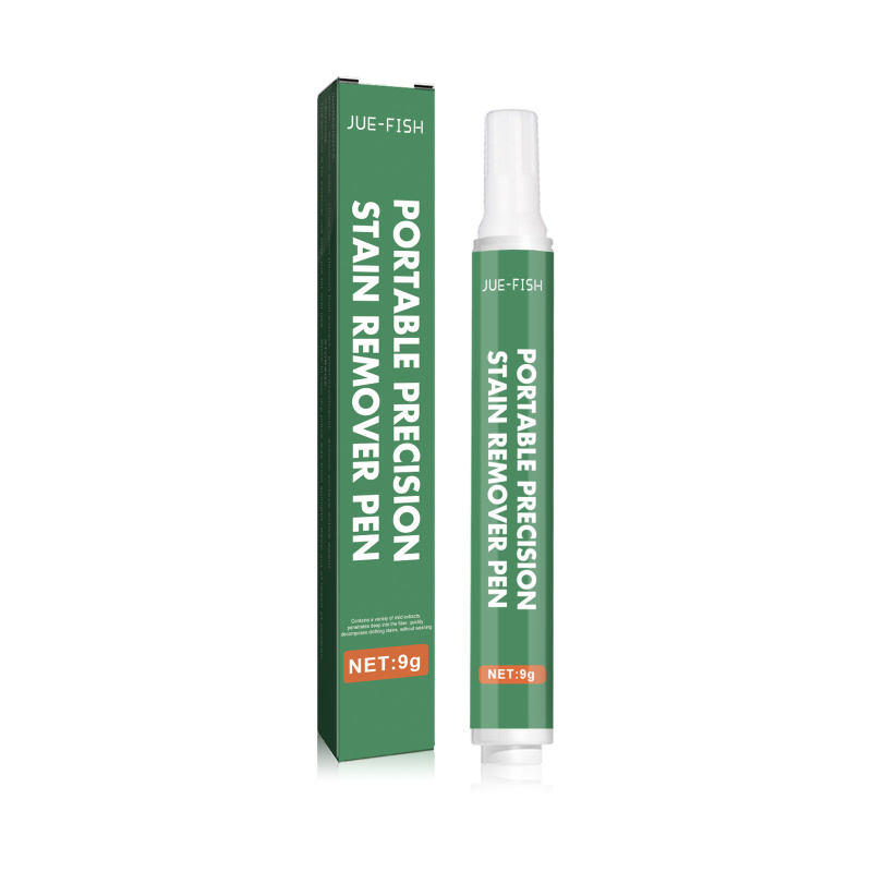 main Jue-Fish Portable Precision Stain Remover Pen, Free Wash Remove Oil Stains Yellow Clothes Clean And Decontamination Pen