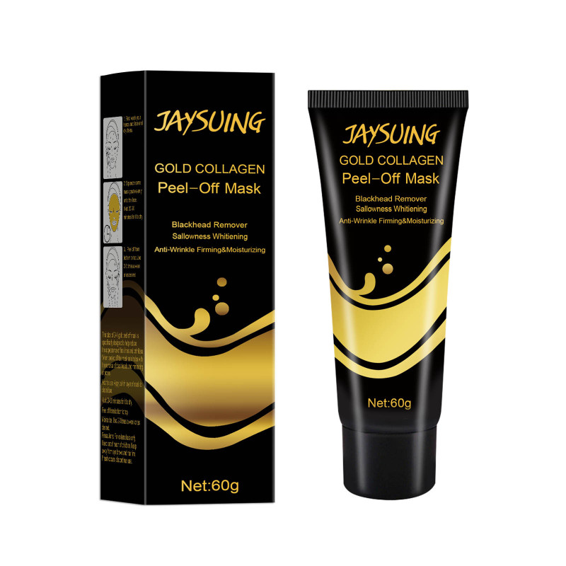 main Jaysuing Gold Peel Mask, Blackhead Skin Removal Facial Moisturizing Mask Hydrating Facial Mask