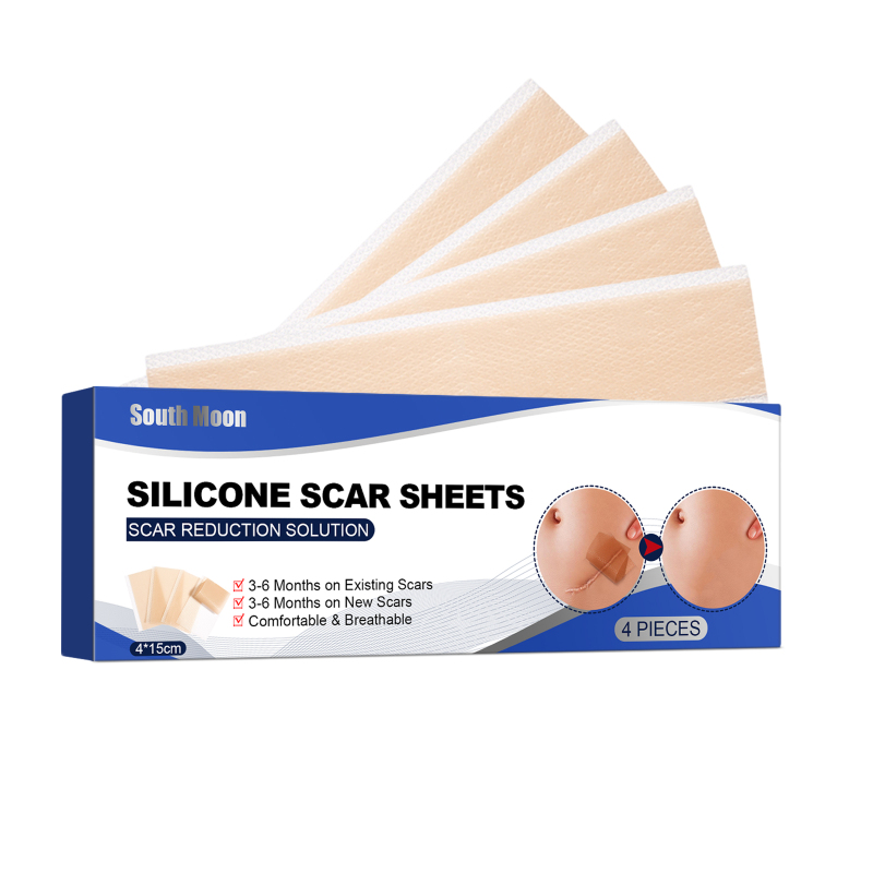 main South Moon Self-Adhesive Silicone Scar Repair, Scalding Scar Smooth Skin Skin Wound Care Patch