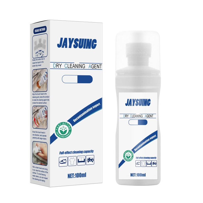 main Jaysuing Sponge Head Small White Shoes Down Jacket Cleaner, Decontamination Dry Cleaning Agent Clothing Oil Stain Mattress Cleanser