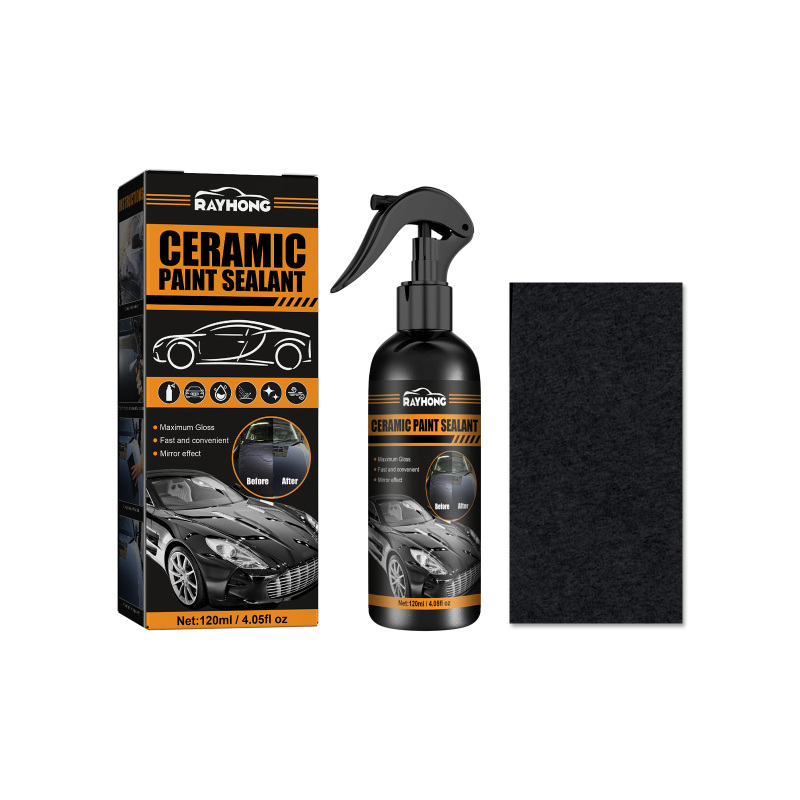 Rayhong Ceramic Paint Sealant, Dustproof Car Maintenance Cleaning Decontamination Beauty Brightening Gloss Repair Agent
