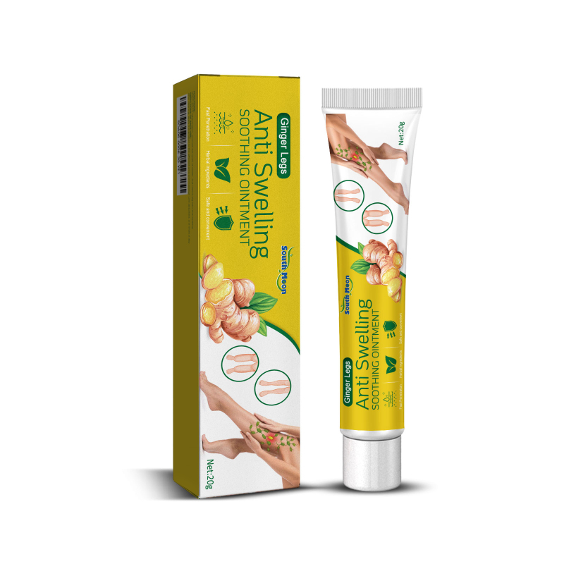 main South Moon Ginger Care Cream - A Daily Body Massage Cream For Soothing Discomfort In The Legs And Other Parts Of The Body.