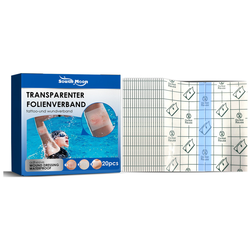 main South Moon Care Waterproof Adhesive Bandage, Elastic Fixed Wound Waterproof Bandage Bandage Wound Bandage
