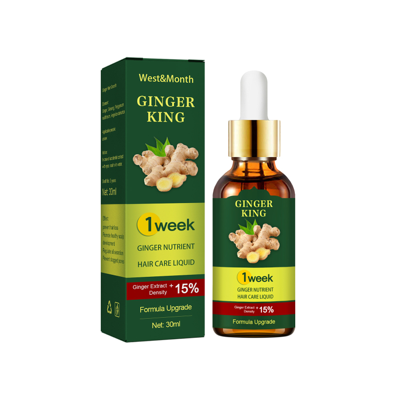 main West&Month Ginger Hair Essence, Nourishing And Nourishing Hair Essential Oil Nourishing And Nourishing Ginger Solution