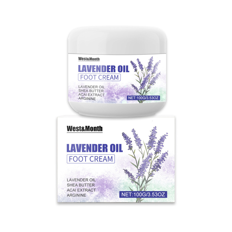 main West&Month Lavender Oil Foot Cream, Anti-Freeze, Anti-Crack, Hydrating And Anti-Cracking