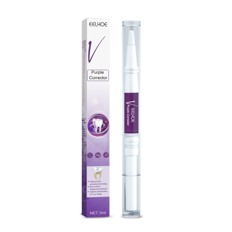 main EELHOE V34 Purple Dental Pen Oral Cleaning, Removing Stains And Brightening Teeth Oral Care Dental Pen