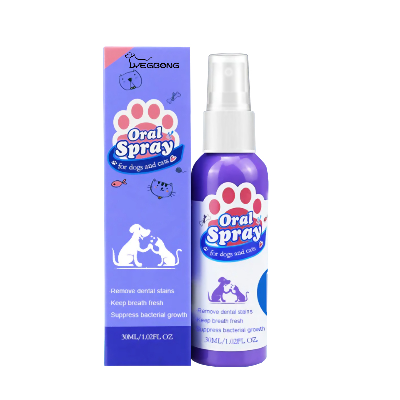 main Yegbong Tooth Cleaning Spray For Cats And Dogs, Remove Tooth Stains Fresh Breath Pets Oral Care Spray