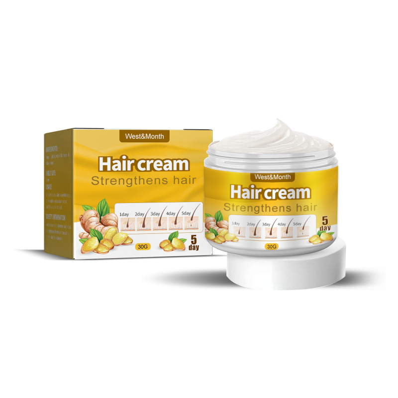 main West&Month Hair Cream, Strengthens Hair, Firming Oil, Moisturizing And Smoothing Hair Conditioner