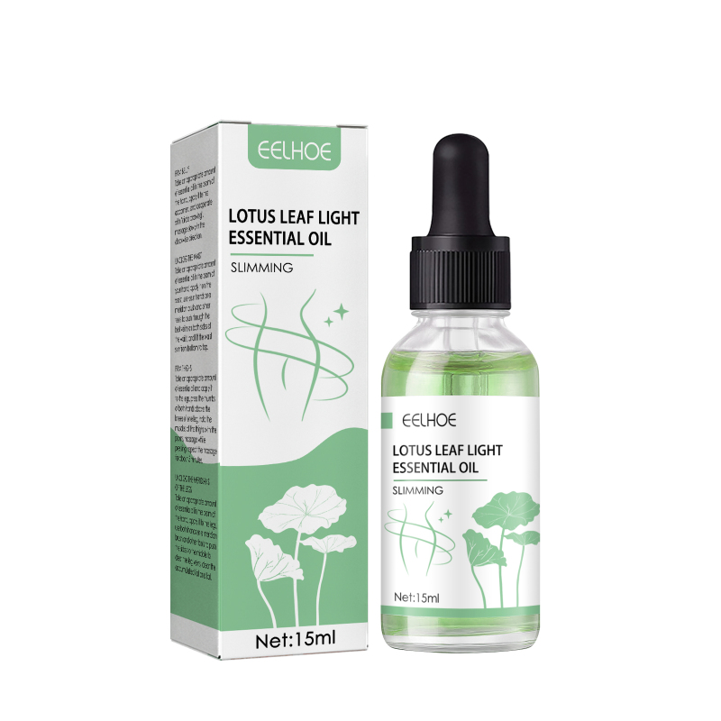 EELHOE Lotus Leaf Firming Essential Oil Gently Nourishes And Tightens Skin Refreshing Non-Sticky Firming Massage Essential Oil