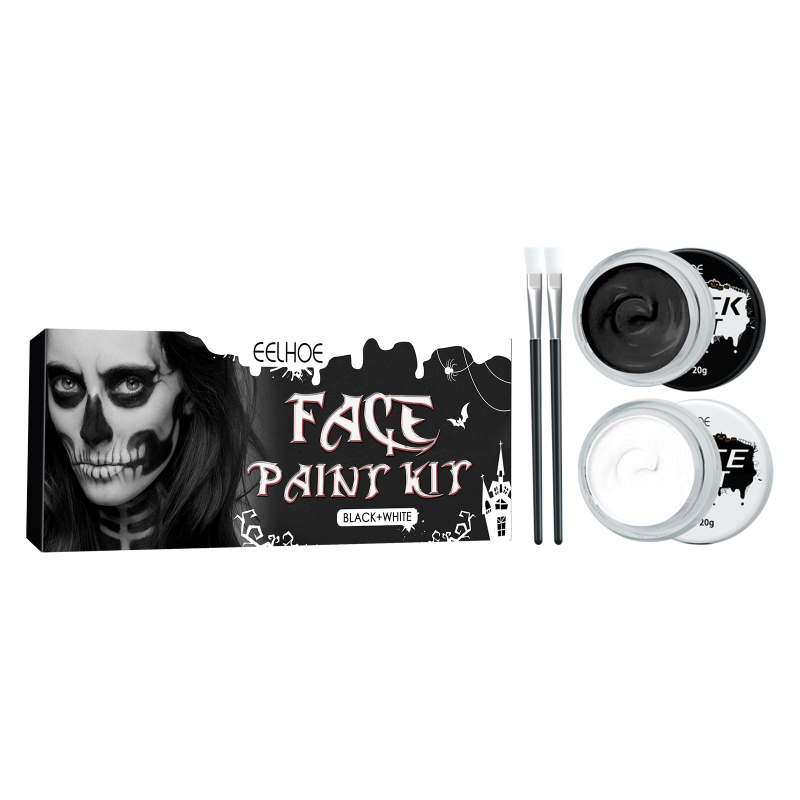 main EELHOE Face Paint Kit, Body Paint Vampire Zombie Skull Face Body Makeup Paint