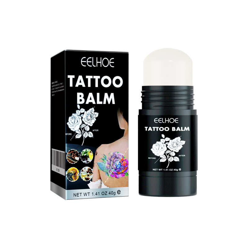 main EELHOE Tattoo Brightening Relief Balm, Moisturizing Color Enhancing Eyebrow Tattoo Repair Skin Balm Stick