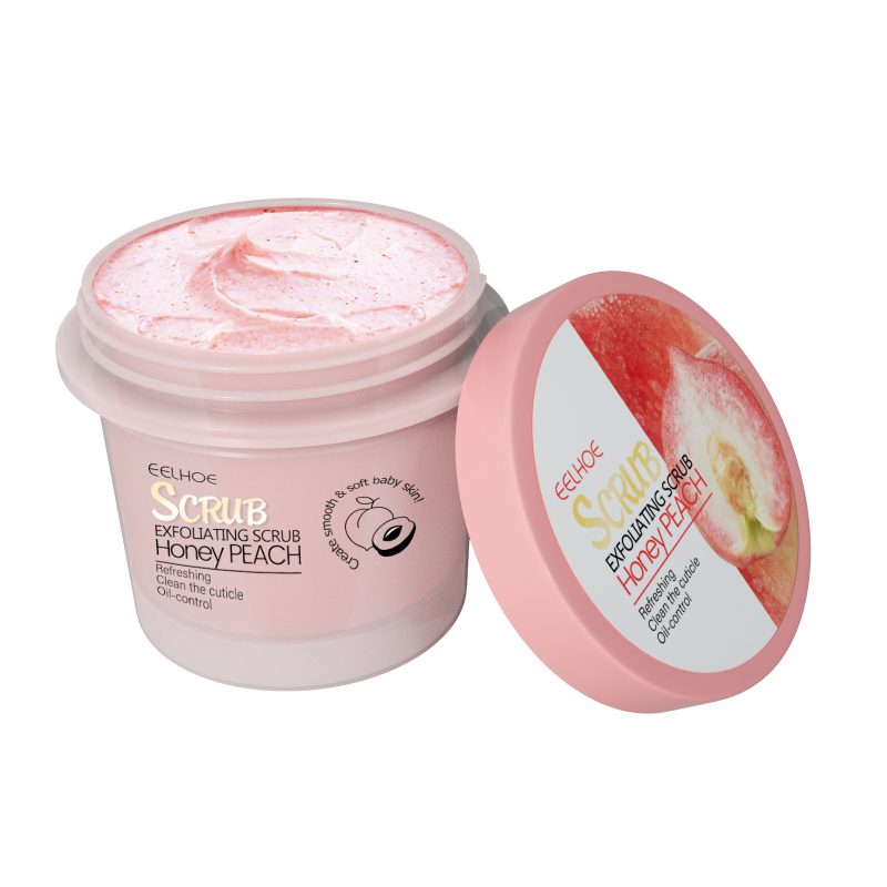 main EELHOE Watermelon Peach Body Scrub - Fine, Moisturizing, Nourishing, Gentle Cleansing, Softening Skin Scrub