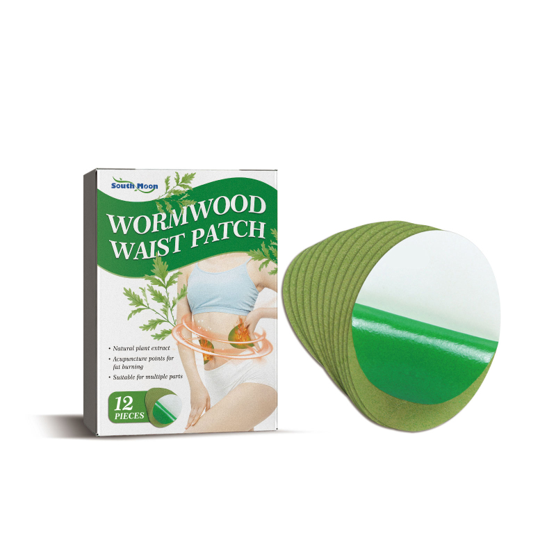 main South Moon Wormwood Slimming Waist Patch, Gentle Herbal Slimming Waist Patch Shaping Waist Stretch Patch