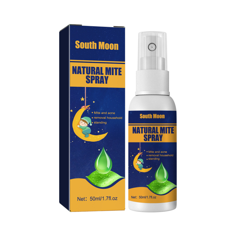 South moon Natural Mite Spray, Home Bedroom Sofa Quilt Cloth Removal Mite And Lice Egg Spray