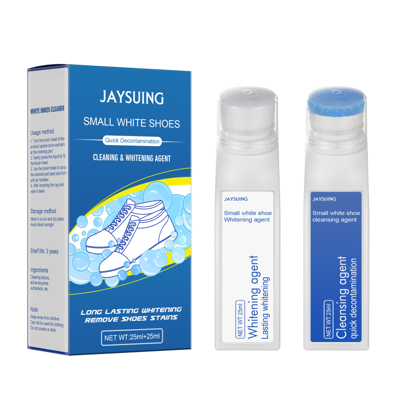 main Jaysuing Little White Shoe Cleaner, Decontamination Brightening White Edge Shoe Polishing Agent Is White Artifact Shoe Whitening Agent