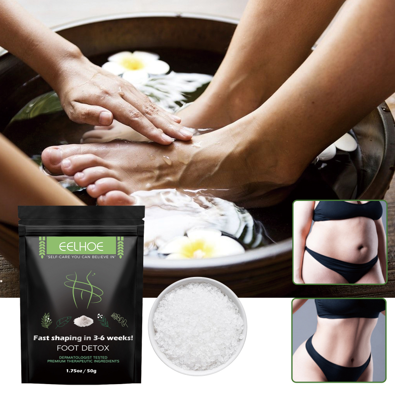 EELHOE Slimming Essential Oil Foot Bath Salts, Body Drain Foot Care Slimming And Shaping Foot Bath Salts Deep Clean