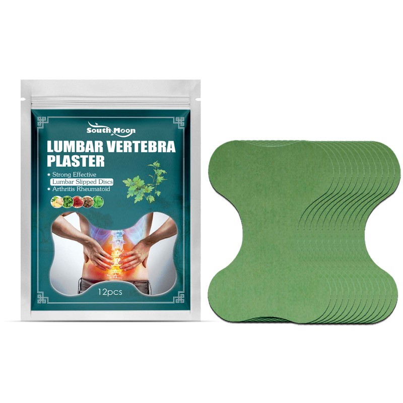 main South Moon Lumbar Vertebra Plaster, Relieve Lumbar Stiffness, Swelling And Pain Lumbar Disc Protruding Muscles And Bones Care Patch