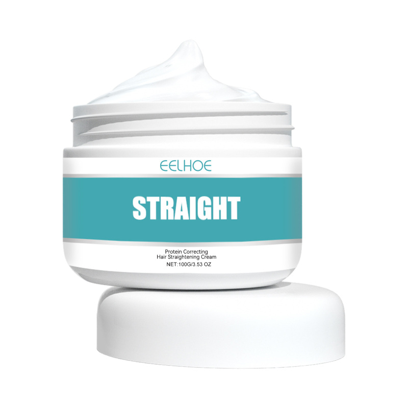 main EELHOE Collagen Hair Straightening Cream, Repair Damaged Hair To Smooth Frizz And Split Free Smoothing Cream