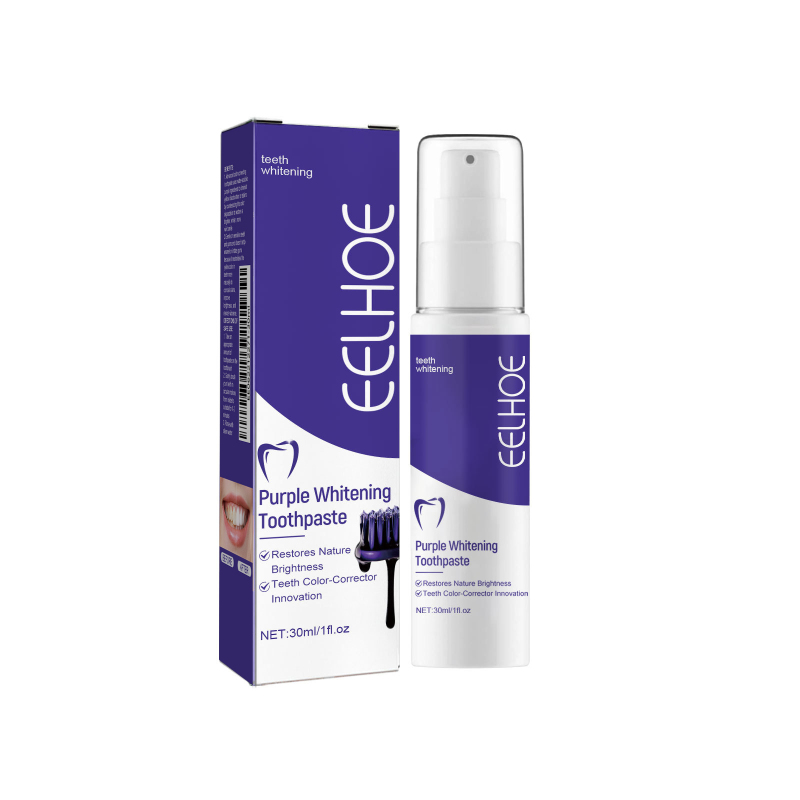 main EELHOE Purple Toothpaste, Gentle Teeth Cleaning Care, Refreshing And Lingering Fragrance, Oral Hygiene Care Toothpaste