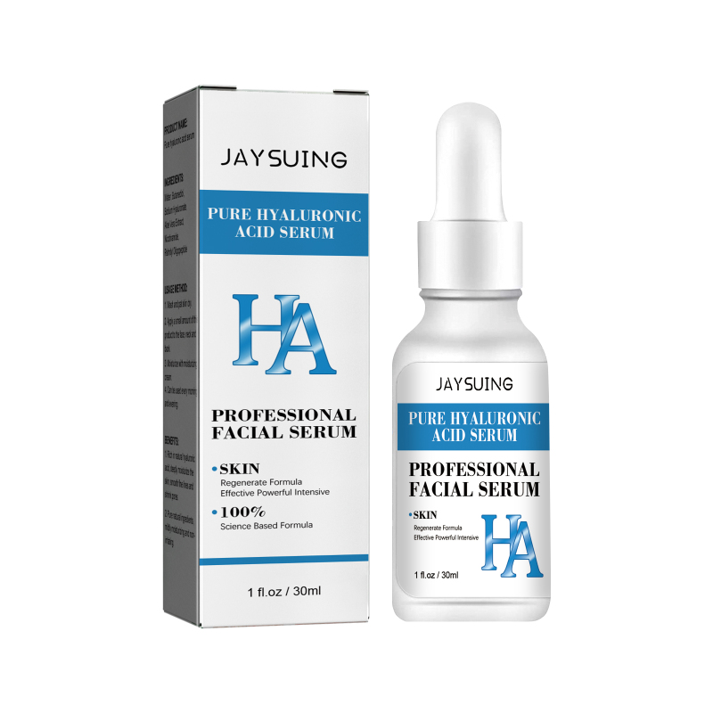 Jayswing Pure Hyaluronic Acid Facial Essence, Moisturizing Shrinking Pores Smoothing Fine Lines Essence