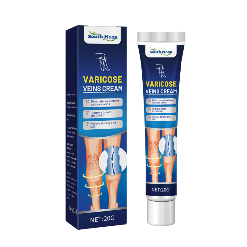 South Moon Vein Massage Varicose Cream, Repair Earthworm Legs To Relieve Leg Blood Vessel Bulge And Varicoidea