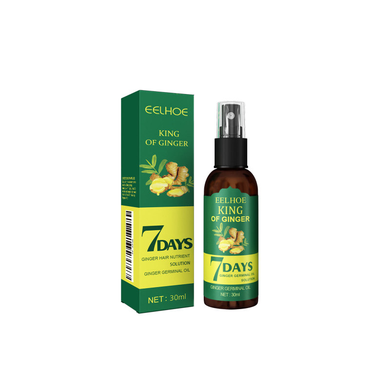 main EELHOE Ginger Hair Spray (30ml Box) Moisturizing Hair And Scalp Massage Care For Shining, Smooth And Soft Hair Spray